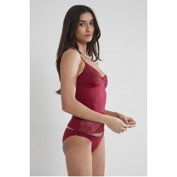 Kadın Dantelli Penye Atlet Külot / Kaşkorse Set - 325
