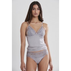 Kadın Dantelli Penye Atlet Külot / Kaşkorse Set - 375