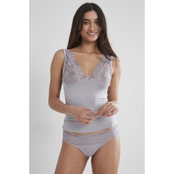 Kadın Dantelli Penye Atlet Külot / Kaşkorse Set - 390