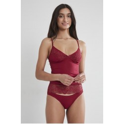 Kadın Dantelli Penye Atlet Külot / Kaşkorse Set - 325