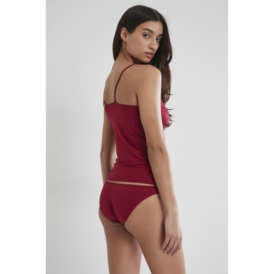Kadın Dantelli Penye Atlet Külot / Kaşkorse Set - 325 Kadın Dantelli Penye Atlet Külot / Kaşkorse Set - 325