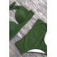 Angelsin Yeşil Yüksek Bel Bikini Takım
