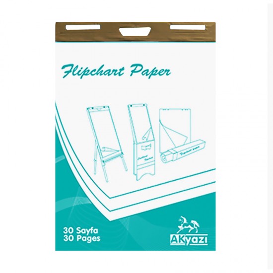 AKYAZI 0024 FLİPCHART KAĞIDI 25 Lİ