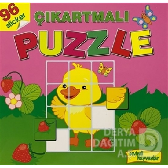 REVZEN / ÇIKARTMALI PUZZLE - SEVİMLİ HAYVANLARI