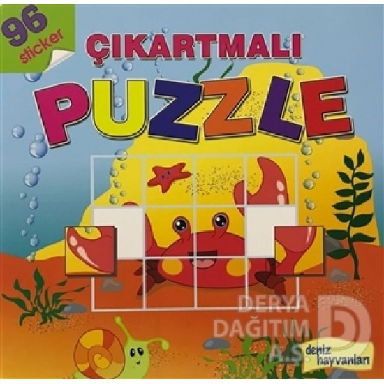 REVZEN / ÇIKARTMALI PUZZLE - DENİZ HAYVANLARI