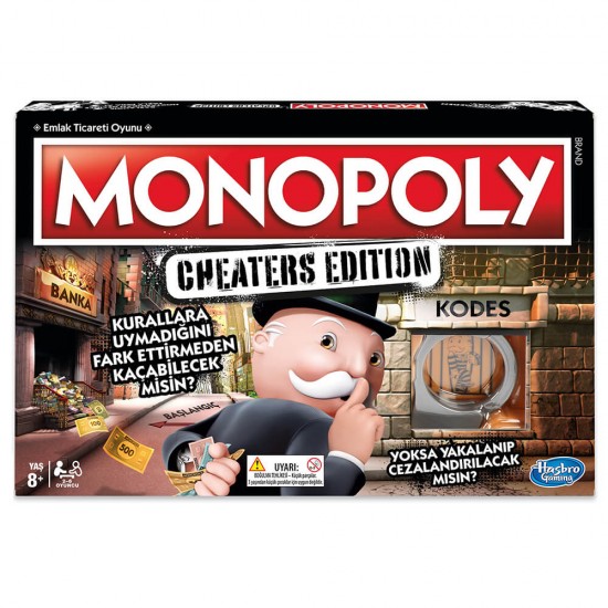 HASBRO E1871 MONOPOLY CHEATERS EDİTİON