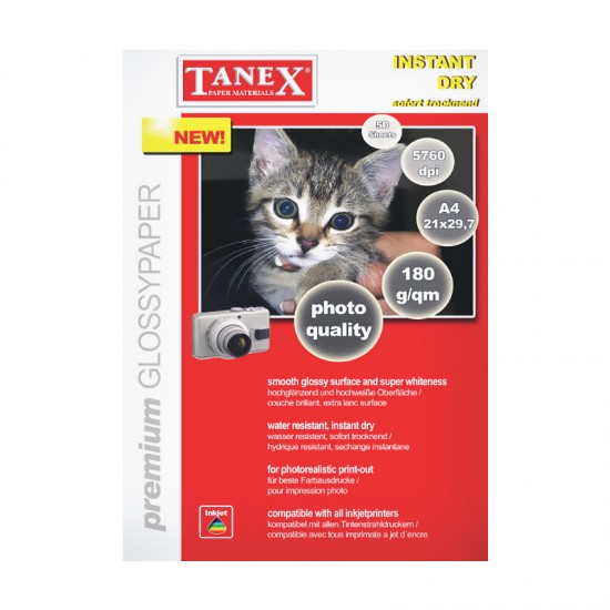 TANEX FOTOĞRAF KAĞIDI A4/180 GR/25 Lİ