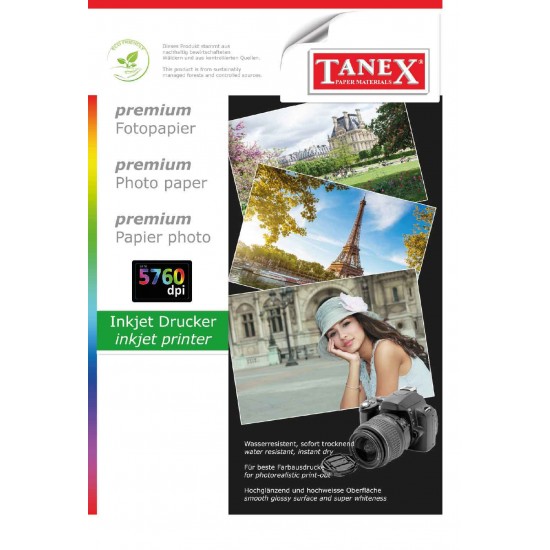 TANEX FOTOĞRAF KAĞIDI A4/200 gr 25 Lİ