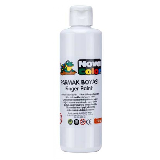 NOVA COLOR NC-446 PARMAK BOYASI 250GR BEYAZ