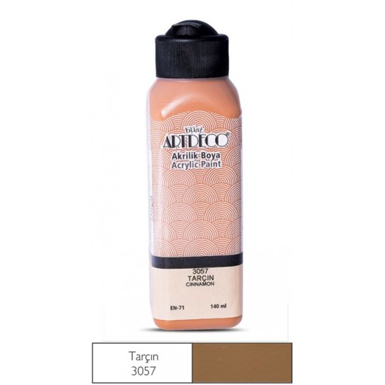 ARTDECO Y-070R-3057 AKRİLİK BOYA 140 ML TARÇIN