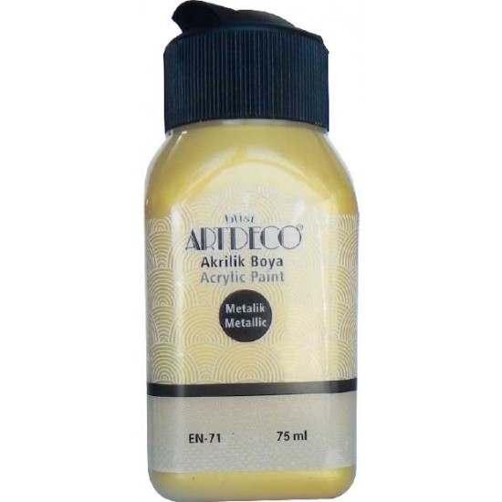 ARTDECO Y-071I-3715 METALİK AKR. BOYA 75ML Ç.KAHVE