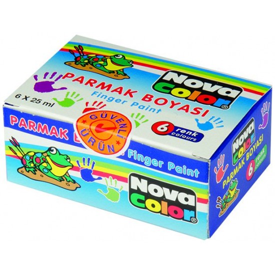 NOVA COLOR NC-138 PARMAK BOYASI 6 RENK KARIŞIK