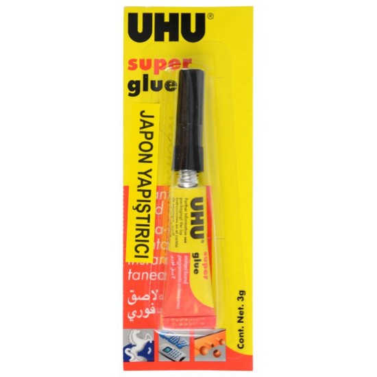 UHU YAPIŞTIRICI SÜPER GLUE 3 GR JUMBO.42400