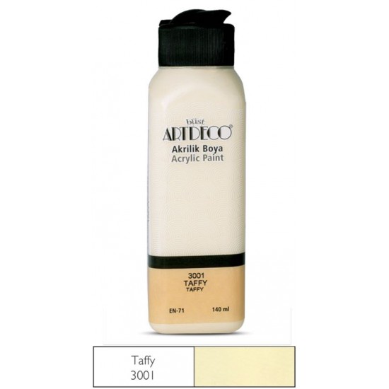 ARTDECO Y-070R-3001 AKRİLİK BOYA 140 ML TAFFY