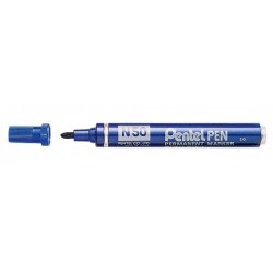 PENTEL N50-C PERMANENT MARKÖR YUVARLAK UÇ MAVİ