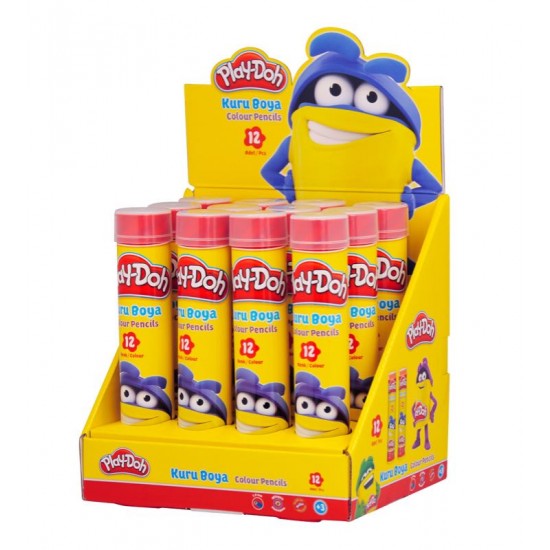 PLAY-DOH PLAY-KU005 KURUBOYA TÜP 12 RENK