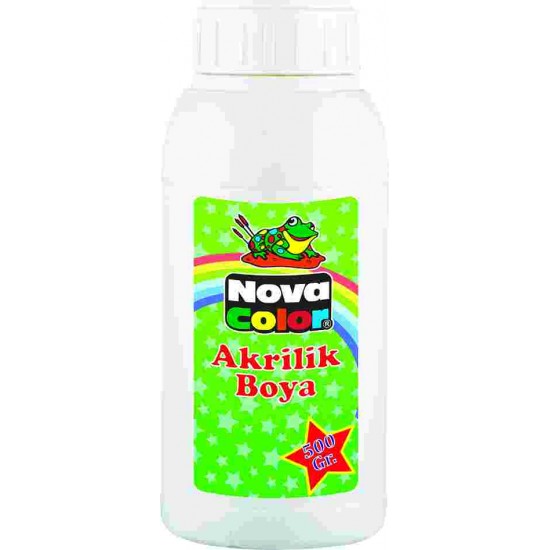 NOVA COLOR NC-385 AKRİLİK BOYA 500 GR BEYAZ