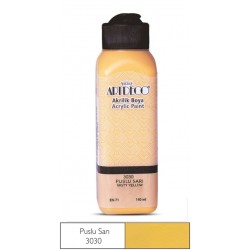 ARTDECO Y-070R-3030 AKRİLİK BOYA 140 ML PUSLU SARI