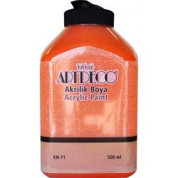 ARTDECO Y-070L-3602 AKRİLİK BOYA 500 ML KOYU SARI