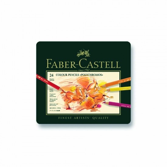 FABER POLYCHROMOS BOYA KALEMİ 24 RENK 110024