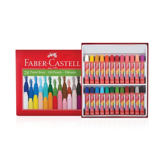 FABER PASTEL BOYA 24 RENK KUTULU 125324