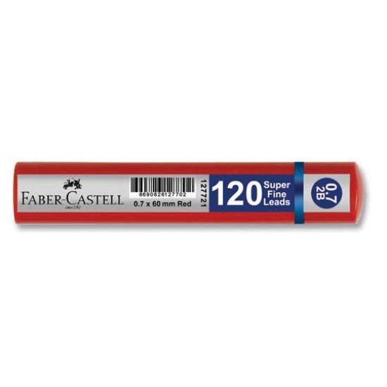 FABER GRİP MİN 07MM 120Lİ TÜP KIRMIZI 127721