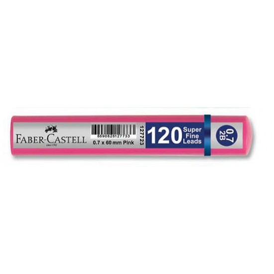 FABER GRİP MİN 07MM 120 Lİ TÜP PEMBE 127723