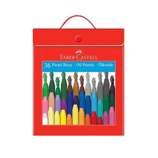 FABER PASTEL BOYA PLASTİK ÇANTALI 36 RENK 125137