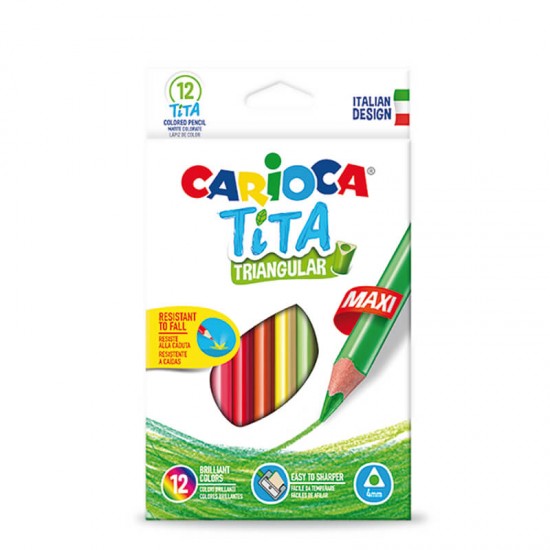 CARİOCA TİTA 42791 JUMBO ÜÇGEN KURUBOYA KA 12 Lİ