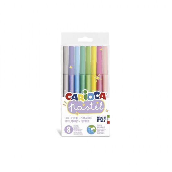 CARİOCA 43032 PASTEL SÜPER YIKNBİLİR KEÇELİ KLM 8