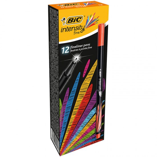 BİC INTENSITY FINE LINER TURUNCU 12Lİ KUTU 942063/934420