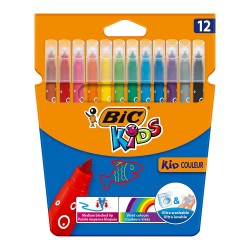 BİC KİDS COLOR KEÇELİ BOYA KALEMİ 12 RENK 9202937