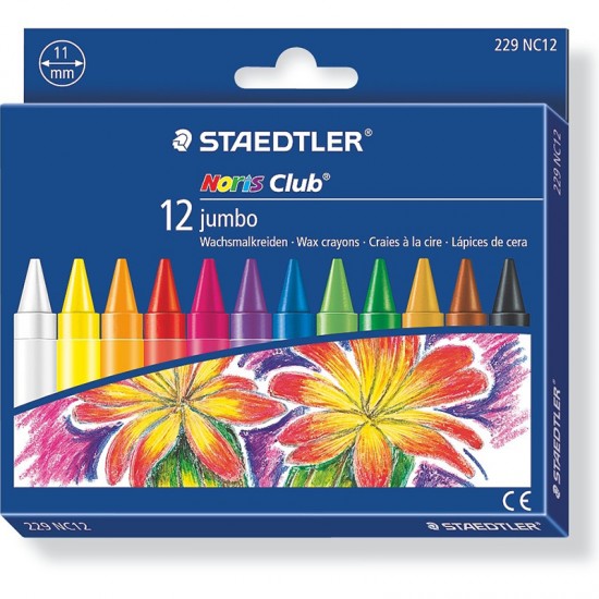 STAEDTLER 229-NC12-03 NORİS JUMBO PASTEL BOYA 12 L