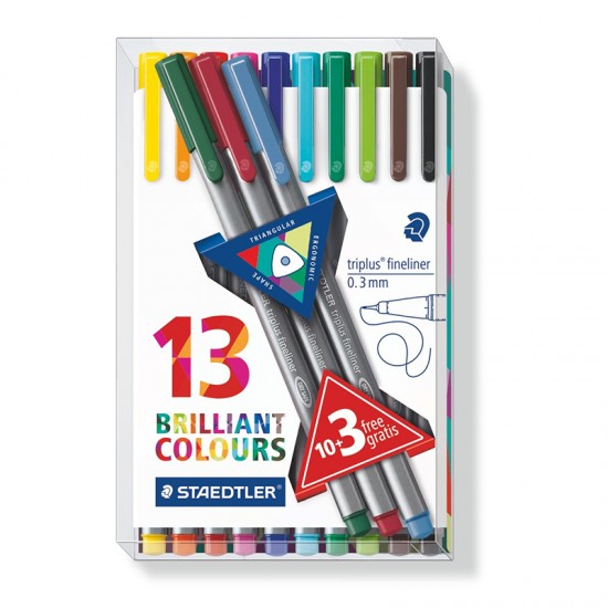 STAEDTLER 334 TB13 TRIPLUS FNLNR 3MM BOARDLINER 10+3