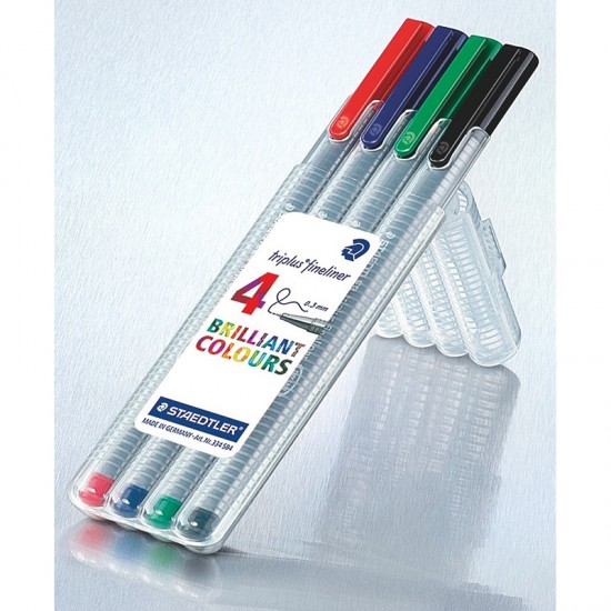 STAEDTLER 334 SB4 TRİPLUS ÜÇGN FNLNR KUTU 3MM 4LÜ