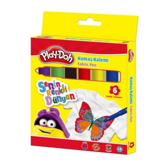 PLAY-DOH KE017 KUMAŞ KALEMİ 6 RENK