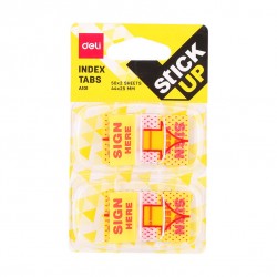 DELİ A10101 STİCKY NOTES INDEX TABS 50X2 SHEETS
