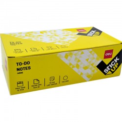 DELİ A00652 TO-DO STİCK NOTES SARI 76×101MM 100YP