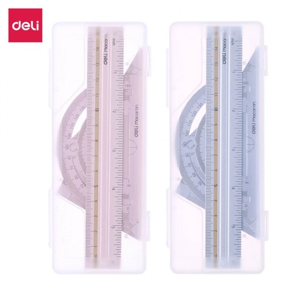 DELİ G02404 CETVEL SETİ 4LÜ 15CM DELİ G02404 CETVEL SETİ 4LÜ 15CM