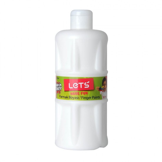 LETS L-5001 PARMAK BOYASI 500ML BEYAZ