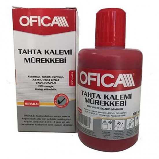 OFİCA FMM-06K BOARD MARKÖR MÜREKKEBİ 100ML KIRMIZI