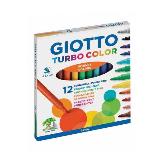 GIOTTO 416000 KEÇELİ KALEM 12 RENK