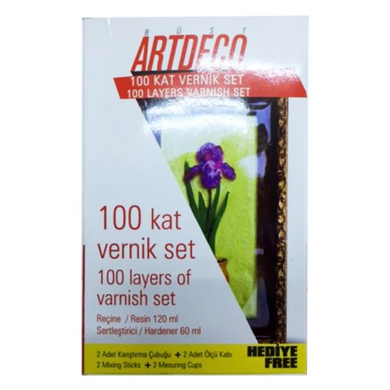 ARTDECO 053S-1 VERNİK SETİ 100 KAT