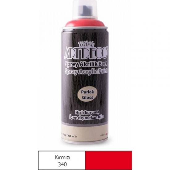 ARTDECO Y-400-340 SPREY BOYA 400 ML KIRMIZI