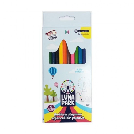 MOPAK 5201 LUNAPARK KURUBOYA KALEMİ 12 RENK