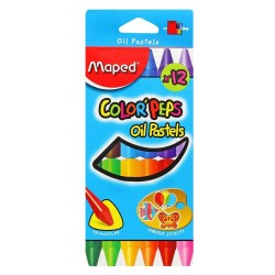 MAPED 864010 COLOR PEPS YAĞLI PASTEL 12 Lİ