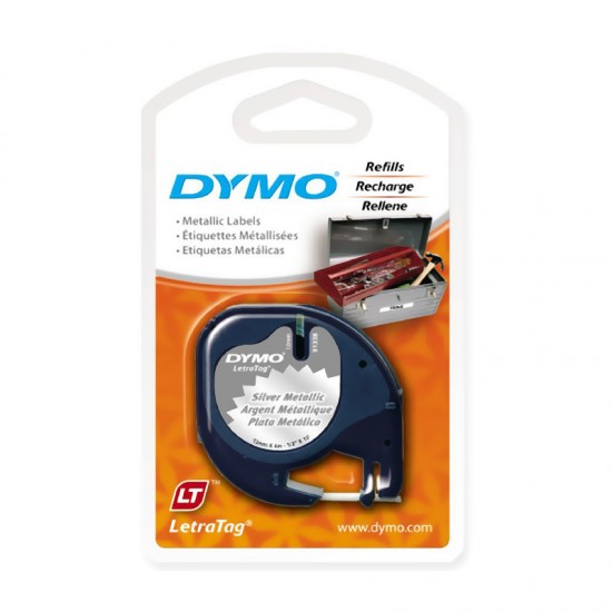 DYMO LETRATAG ŞERİT METALİK SILVER (91208) 721730