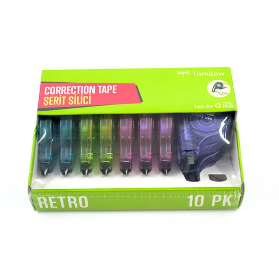 TOMBOW CT-YTTB10P RETRO ŞERİT SİLİCİ 4.2MMX10M