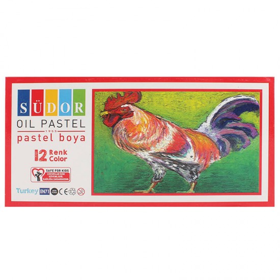 SÜDOR SD612 PASTEL BOYA 12 RENK TAKIM (CRAYON)