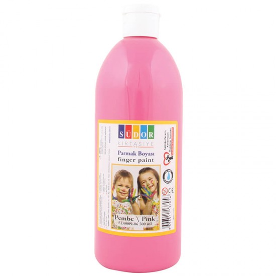 SÜDOR SD-8009 -06 PARMAK BOYASI 500ML PEMBE